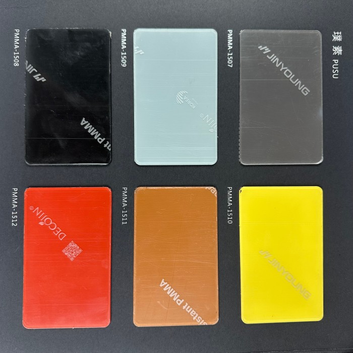 Diamond Edge Processed Acrylic Door Panels