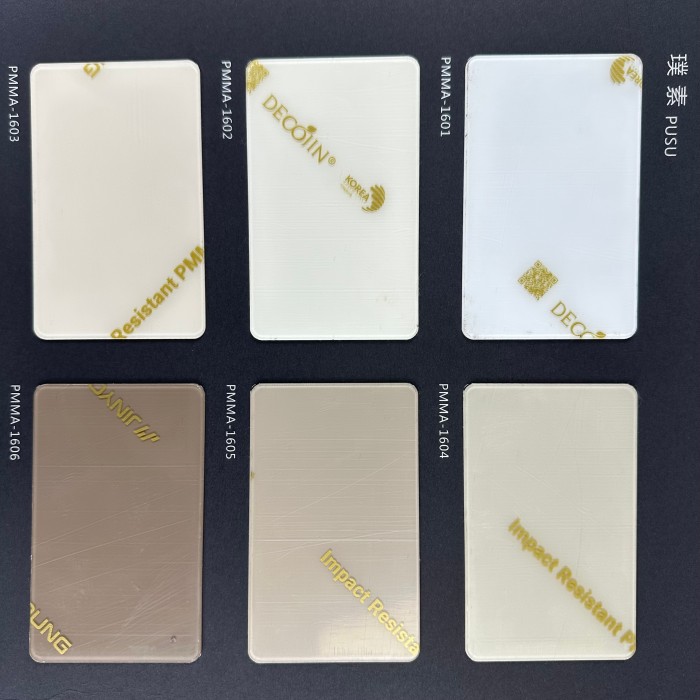Diamond Edge Processed Acrylic Door Panels