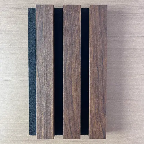 Paneles de pared acústicos de listones de lujo